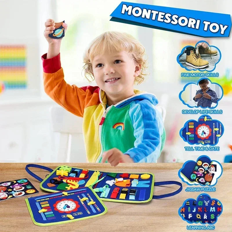 Montessori Travel Fun Book