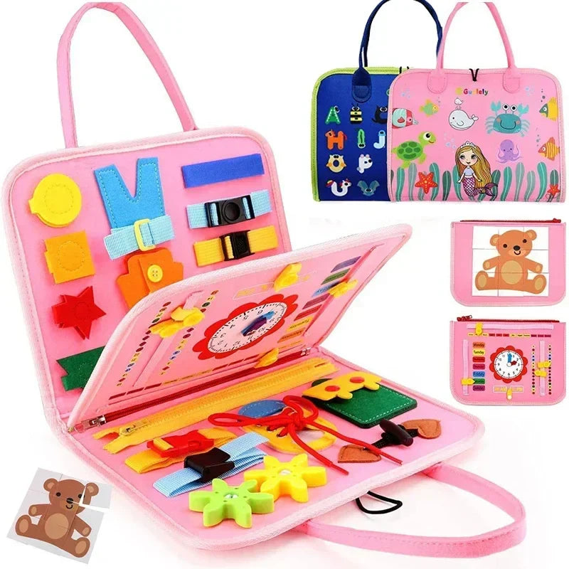 Montessori Travel Fun Book